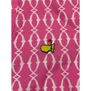 Magnolia Lane Collection Masters Pink Tunic Top 3/4 Sleeve Small Golf Augusta